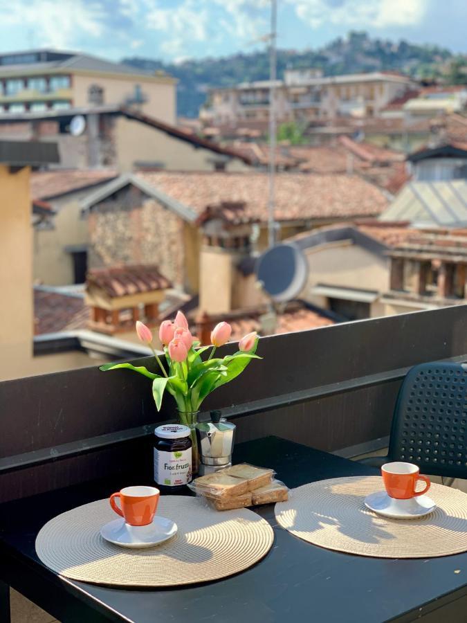 Magic Place Bergamo! Relax Apartment With Terrace In The Heart Of The City Buitenkant foto