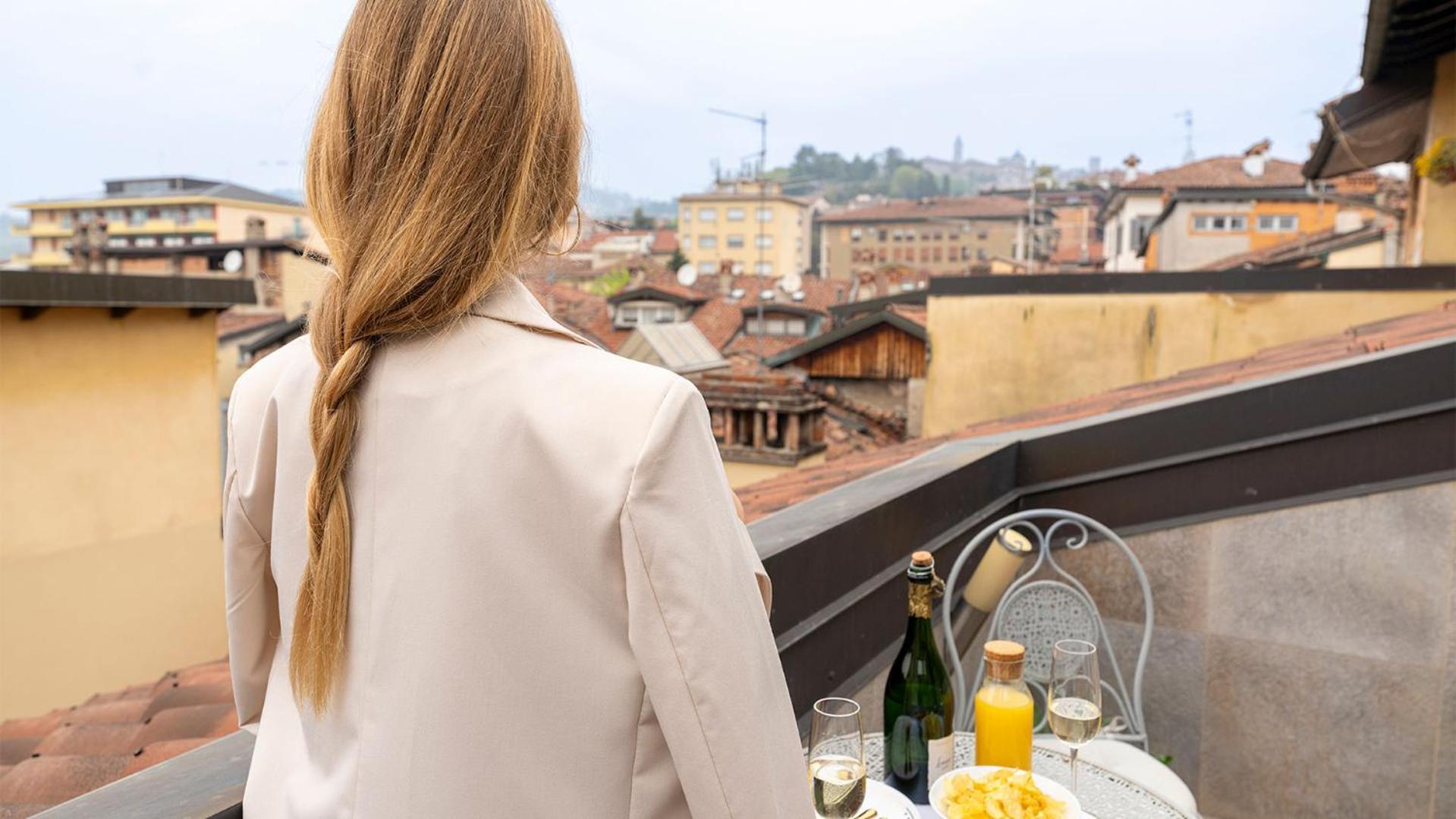 Magic Place Bergamo! Relax Apartment With Terrace In The Heart Of The City Buitenkant foto